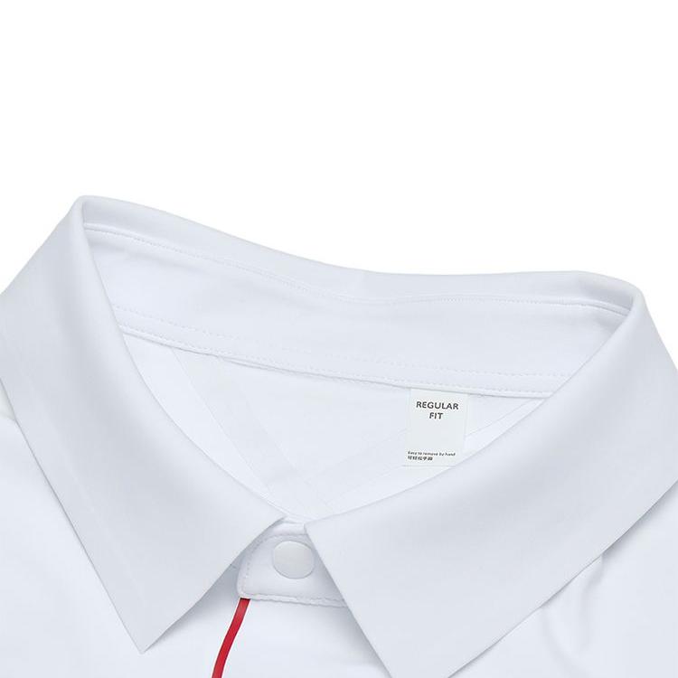 FILA Golf Series Breathable Sun Protection Durable Short Sleeve Polo Shirt Men tops Jade-White A11M425148F-WT