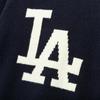 New Era MLB Los Angeles Dodgers Color Block Loose Fit Drop Shoulder Crewneck Sweater Unisex Sweater Dark-Blue 13781165