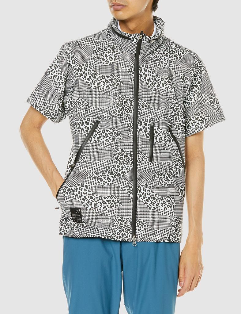 Kontynuacja standardowego produktu odzież przeciwdeszczowa topy zwierzę odporność na ciśnienie wody przepuszczalność wilgoci Deszcz golf 6 [Master Bunny] Męska (Wzór Glenn,