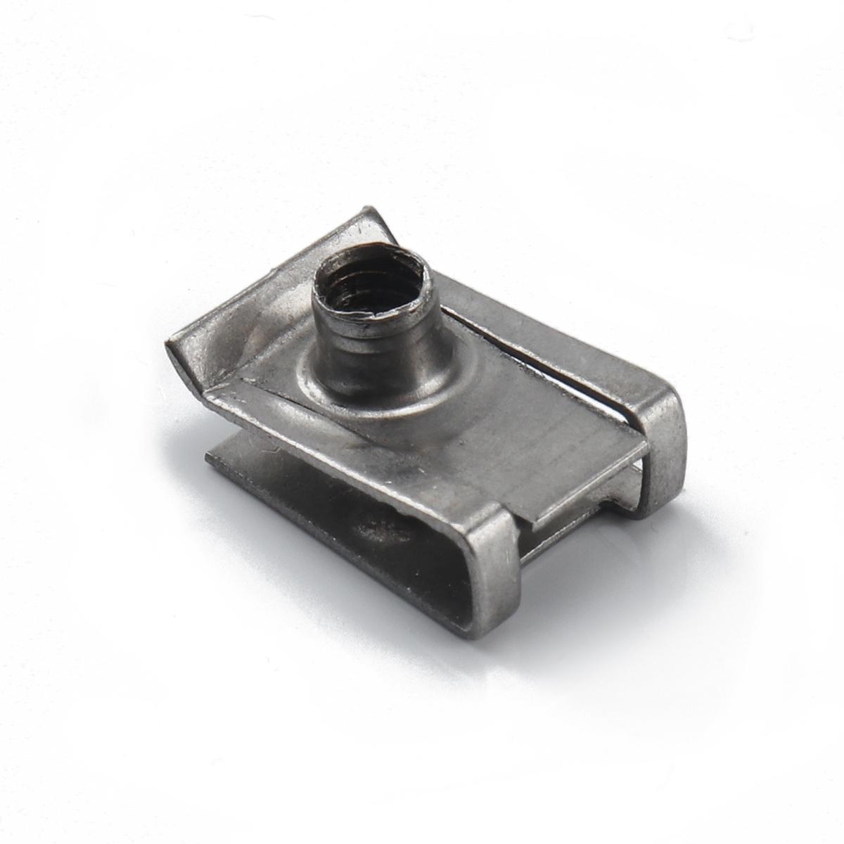 

A2706 200Pcs M4 M5 M6 M8 Assorted Quick Clip Fastener U Nut and Bolt with Box Type A