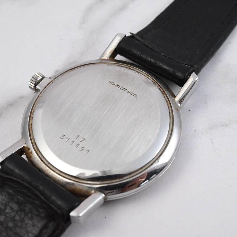 Used [Real item] Vintage LONGINES Unisex manual winding wristwatch rare
