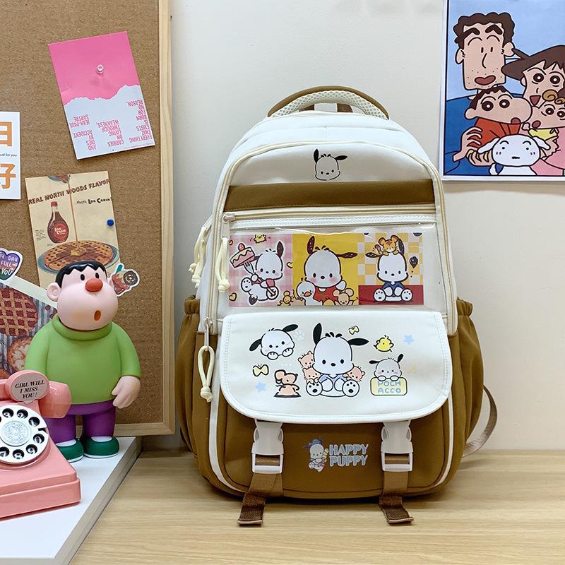 Schoolbag New Cartoon Japanese Large-capacity Multi-compartment Cute 1-1 Grade Schoolbag Versatile Casual Sweet Backpack