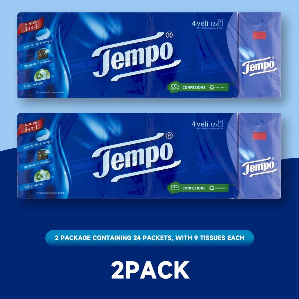 Tempo Tissues 12 Pack by Tempo
