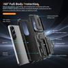 Heavy Protective Case for Samsung Galaxy A57 S26 Ultra S24 S25 Ultra A37 A17 A56 A36 A26 A16 5G Dual Layer Stand Cover Cases