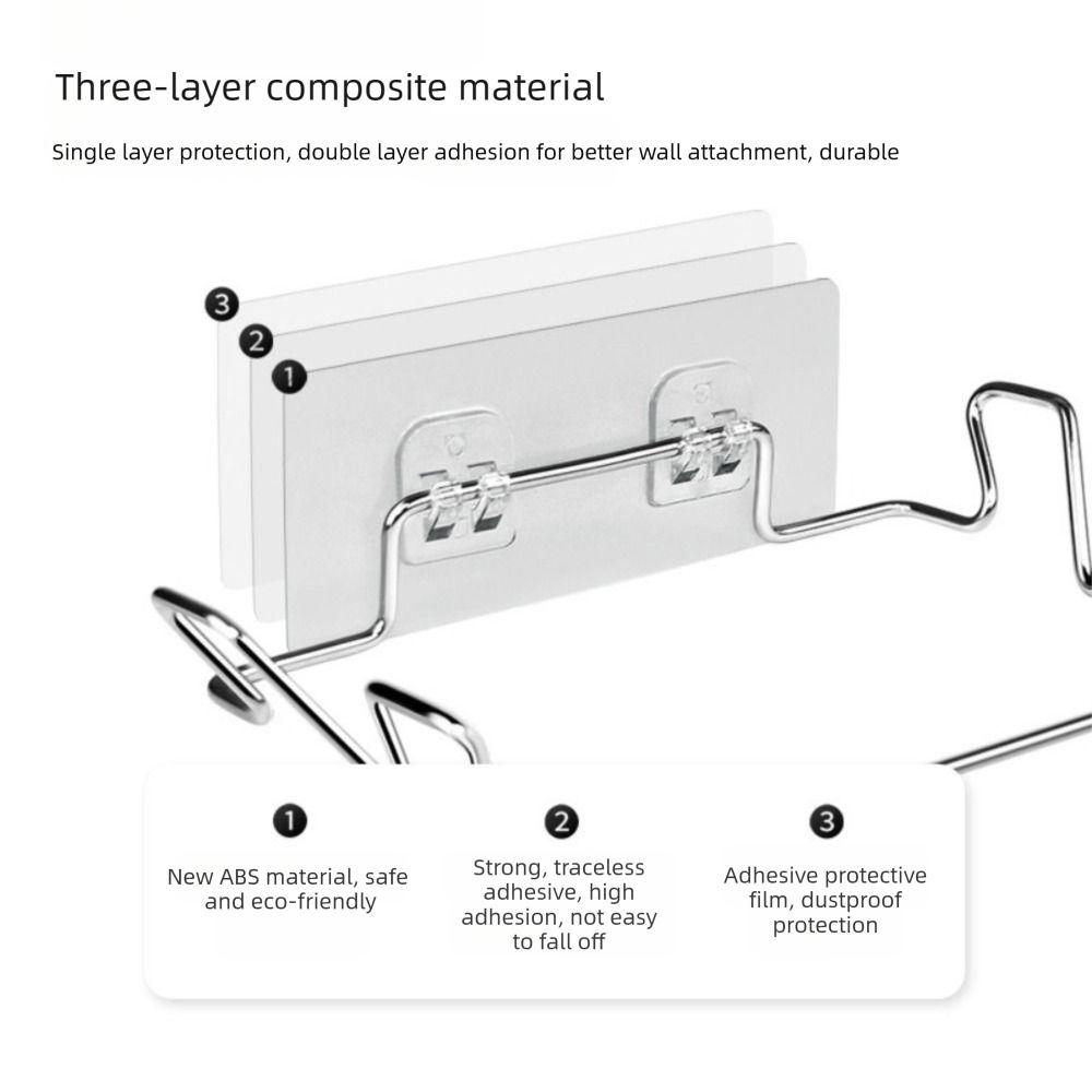Adhesive Mount Garbage Bags Storage Organizer Hanging Garbage Bags Rack  Cabinet Door