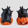 Spooky Eyeball Halloween Cat Pumpkin Lamp Black Cat LED Pumpkin Light  Ghost Festival Decor