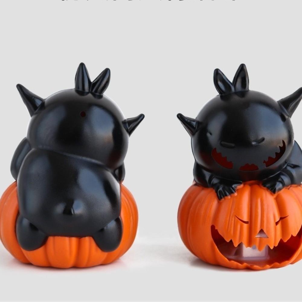Spooky Eyeball Halloween Cat Pumpkin Lamp Black Cat LED Pumpkin Light  Ghost Festival Decor