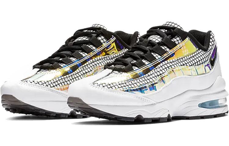 Nike Air Max 95 LV8 Weiß Blaue Glasur Schwarz GS BQ7218-100