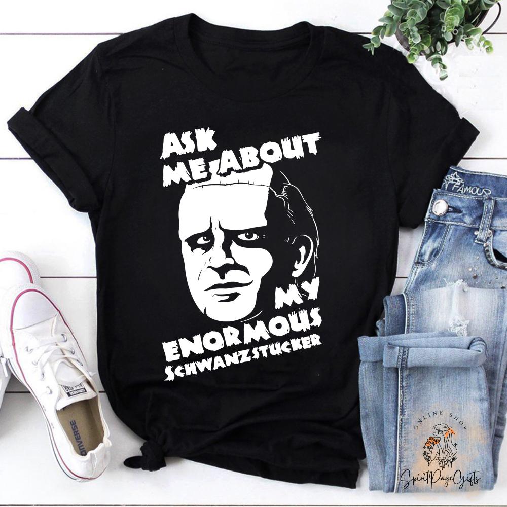 Young Frankenstein Ask Me about TShirt Frankenstein Shirt Comedy Horror Shirt Halloween Shirt Unisex Women AllSeason M