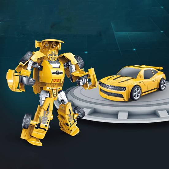 Copii Transformă Robot Mașină Jucărie Acționare inerțială Model de vehicul de transformare Deformare Mașină Figurină de acțiune Jucărie Copii mici Băieți Fete Cadou de aniversare