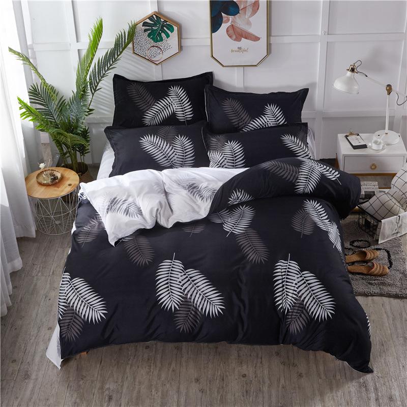 Warm Four-piece Set, Quilt Cover, Bed Linen, Bedding, Single Dormitory Three-piece Set