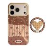 Mocha Star Splicing Applies To 17 Apple 17promax Mobile Phone Case 15 Magnetic Suction Bracket 13iPhone16 Huawei