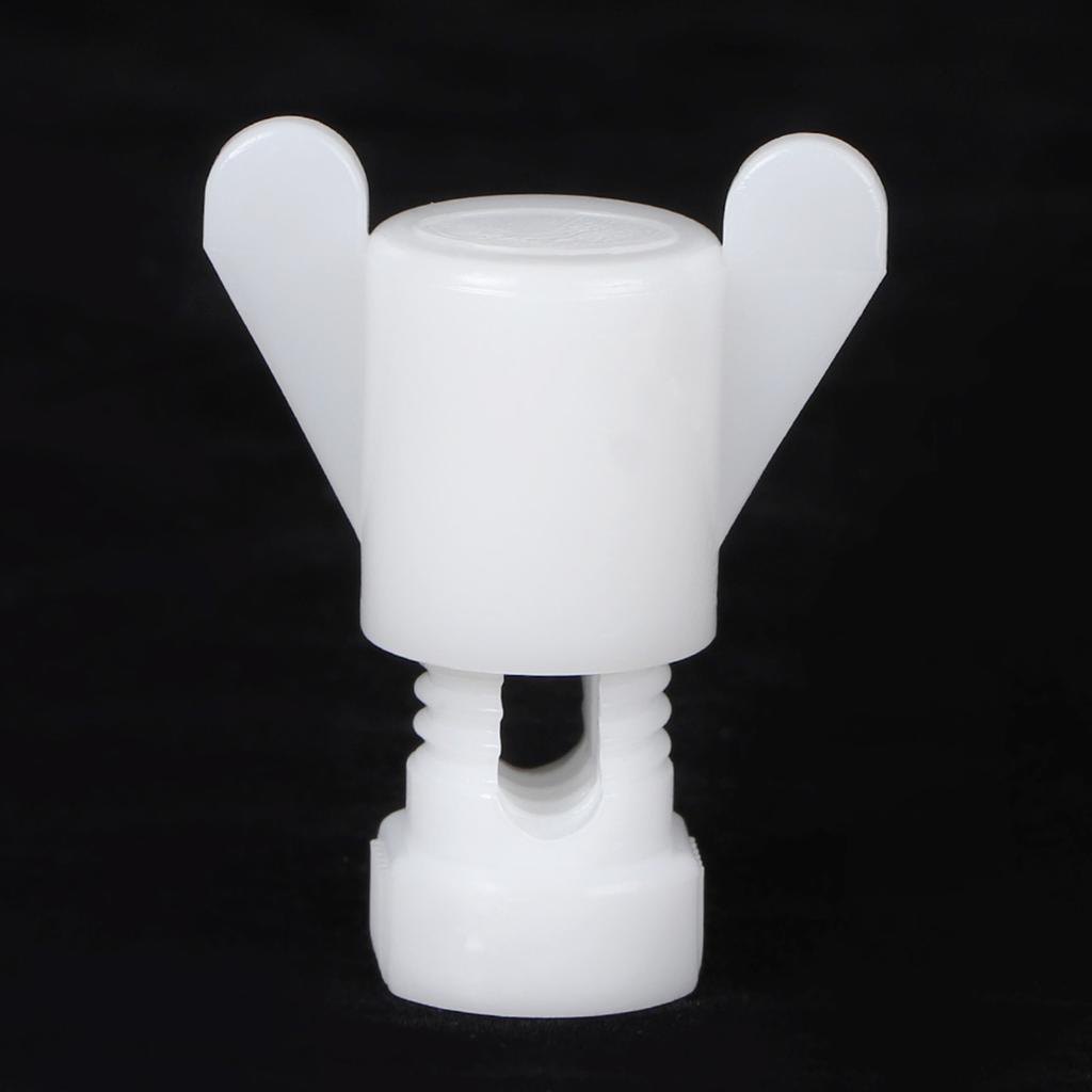 Plastic Screw Nut Set For Ventilation Window Fixing Equipment Farm AccessoriesWhite 100Pcs