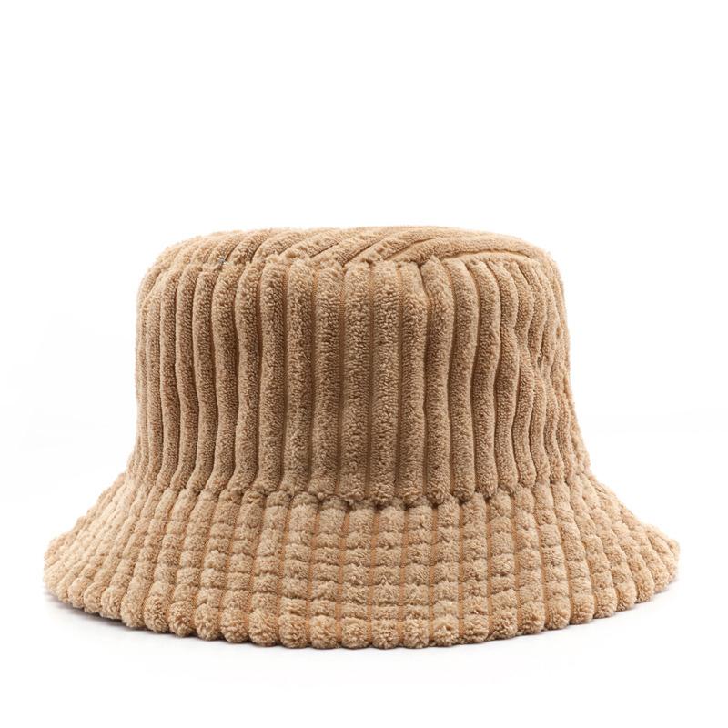 Corduroy Bucket Hat Spring Solid Color Women Men Fisherman Hats Hip Hip Cap Foldable Bob Cheapu Panama Fishing Cap Gorras