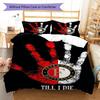 Feyenoord Rotterdam  Pattern Bedding Quilt Set Quilt Cover Pillowcase Home Decoration Birthday Gift (1 * Duvet Cover + 2 * Pillowcase, Without Core)