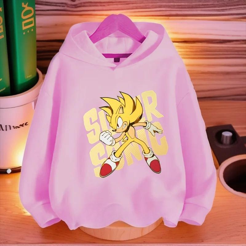 Children's Cartoon Print Fashion Sweatshirt Casual Versatile Hoodie Sweatshirts Kids Unisex