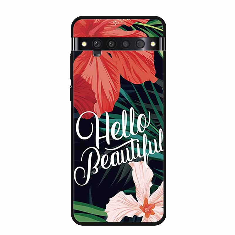 Für TCL 10 Pro Hüllen Weiches TPU Silikon Katze Löwe Rückseitenhüllen für TCL 10 Pro T799B T799H Cover Stoßfest Funda Capa TCL10Pro 6,47"