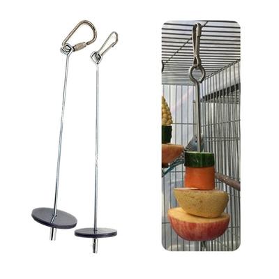 Fourchette à fruits pour perroquets et oiseaux de taille moyenne et grande, accessoires pour crochets pour oiseaux de compagnie