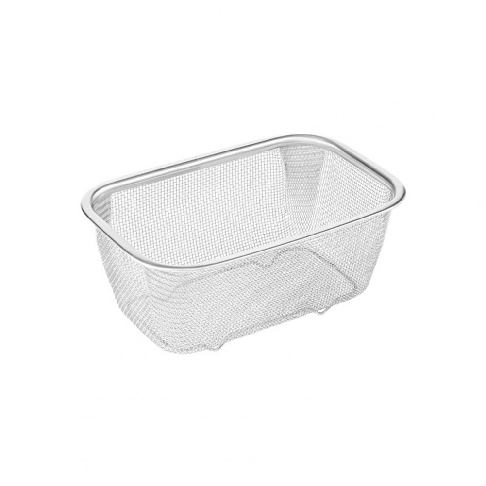 

Oil Filtering Draining Mesh Basket Frying Basket Fine Mesh Heat-resistant Non-rusting Sieve Rectangle Stainless Steel Kitchen To