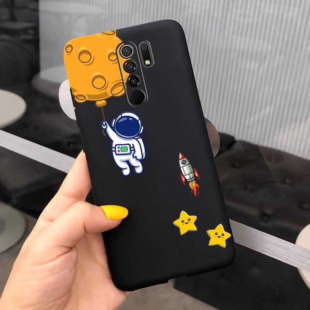 For Xiaomi Redmi 9 Case Cover For Redmi 9T Redmi9 Prime Phone Case Cute Astronaut Painted Soft Back Funda For Redmi 9C NFC Coque