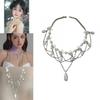 Butterfly Pearl Necklace For Women With Alloy Pendant And Ochain Perfect For Summer 2025