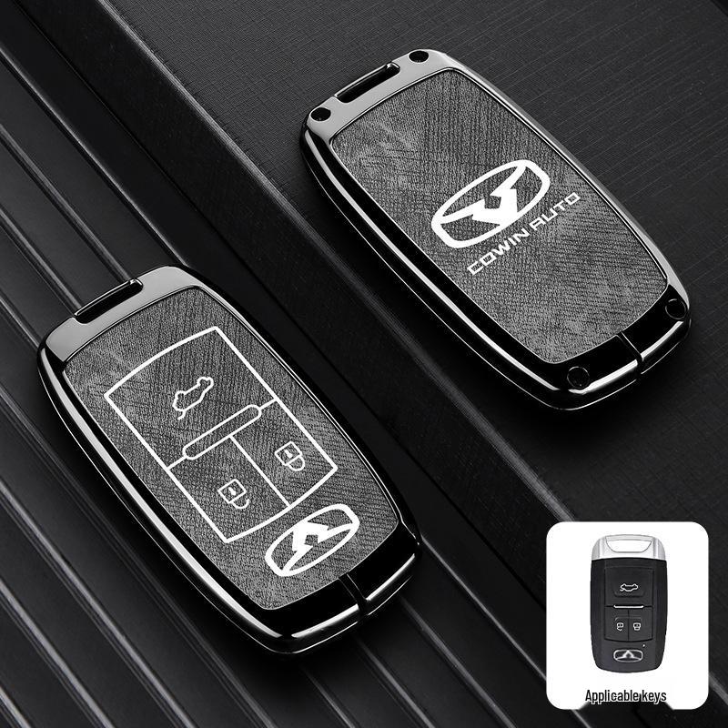 Zinc Alloy Key Shell Covers for Chery, Tiggo 8, 7 Plus - Full Coverage, 5x Anti-Drop Protection