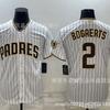 San Diego Padres Baseball Jersey 2 Bogaerts 7 Kim 9 Embroidered Cotton Sports Uniform Men Women Fall