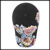 Floral Mesh Cap Hat for Outdoor Fishing Golf Men Women CA787 [White Fang] (White)