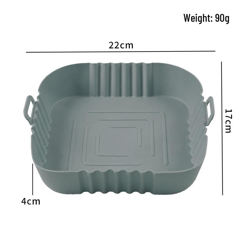 Silicone Baking Pan - High Heat Resistant, Easy to Clean, Round Mold for Air Fryers