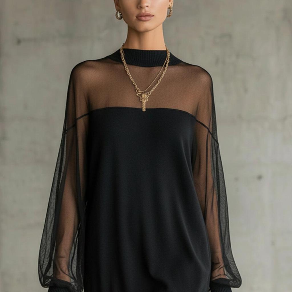 2026 Spring Women's Mesh Mini Skirt - European & American Fashion