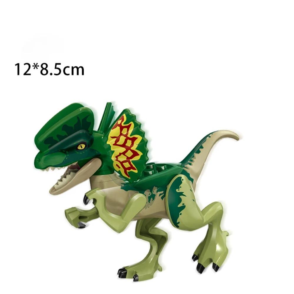 Jurassic Dinosaurier DIY Bausteine Velociraptor Velociraptor Rex Tyrannosaurus Pterosaurier Dilophosaurus Zubehör Steine Spielzeug