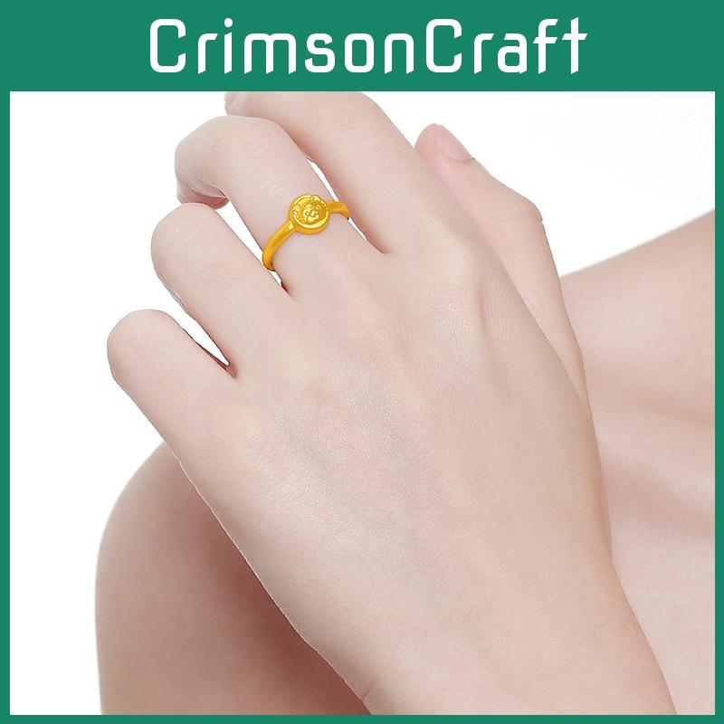 Elegant Open Design Vietnamese Tiger Ring Made From Luxurious Gold-plated Brass For Ladies