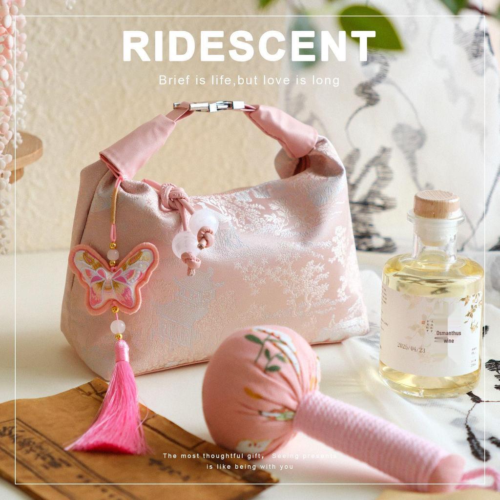 Chinese Embroidery Bridesmaid Gift Bag, Practical Wedding Handbag for Best Friend
