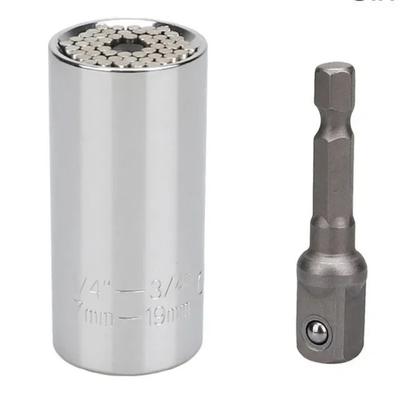 Onnfang 7-19/11-32mm Univerzální ráčnový klíč Univerzální hlavice, Domácí nástrčný klíč pro elektrické/ruční nářadí