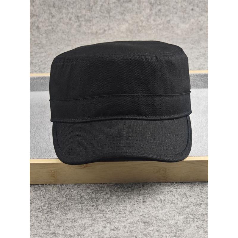 Soft Top Small Head Circumference Flat Top Hat Solid Color Casual Cap Small Size Women's Hat Simple Fashion Couple Men's Hat