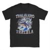 Casual Tralalero Tralala Funny Meme Shark Bootleg T-Shirt Men Crew Neck Cotton T Shirt Italian Brainrot Tees Present Merchandise