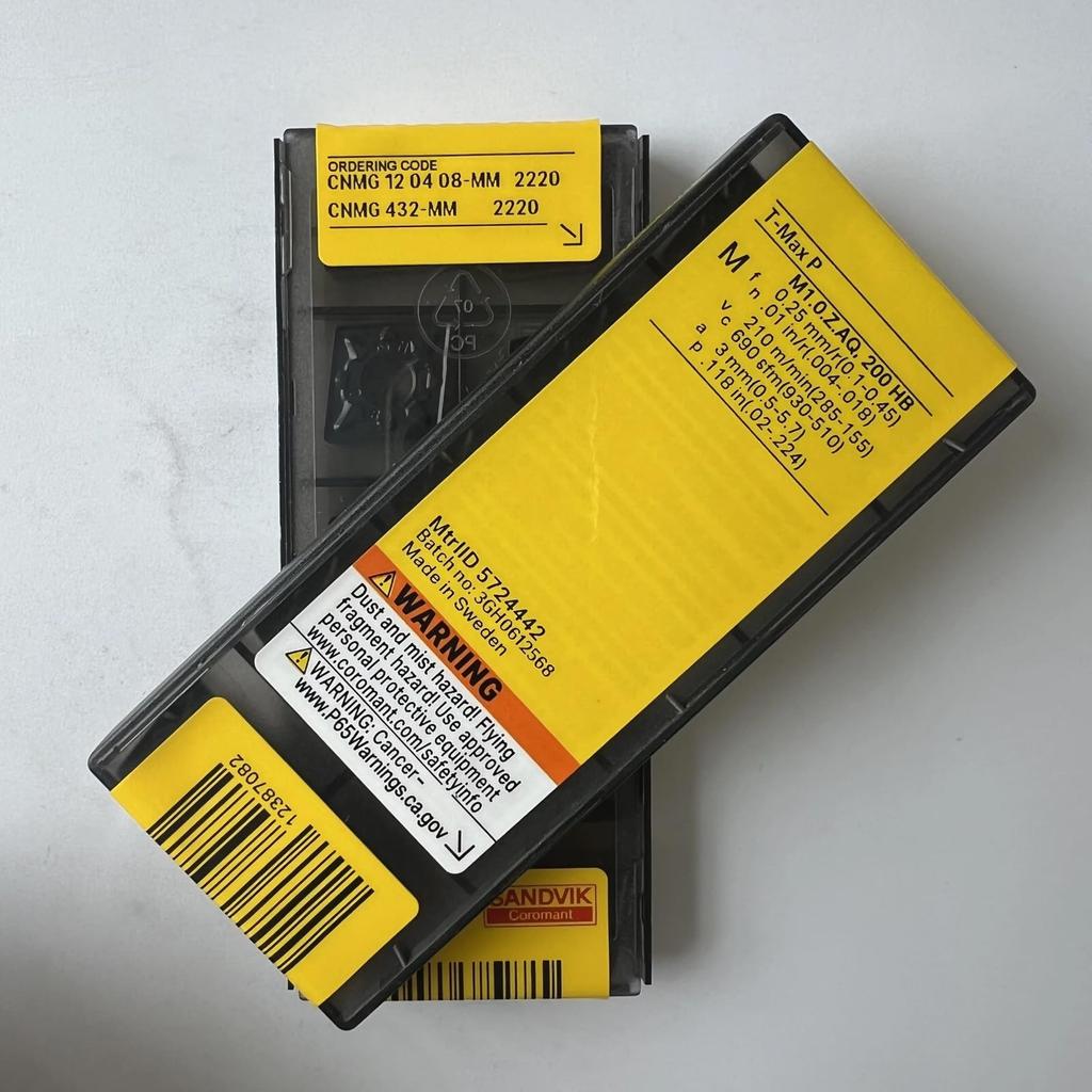 Originální Sandvik / CNMG120408-MM 2220 / Karbidová čepel na CNC soustruh 10 ks