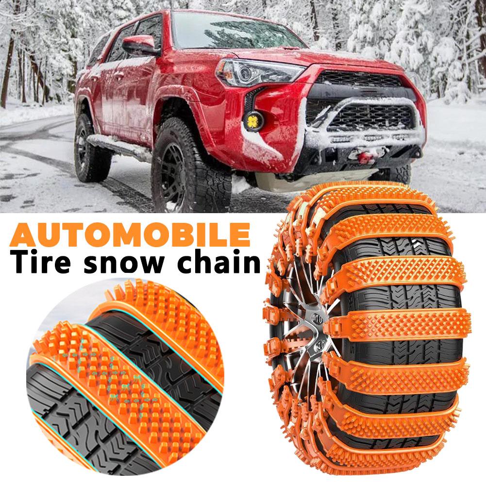 20/10pcs Snow Chain Urethane Set Wheel Ties Belts Widen Thicken Car Tire Crawler Anti-skid Wheel Tyre Ties Winter Emergency Tool