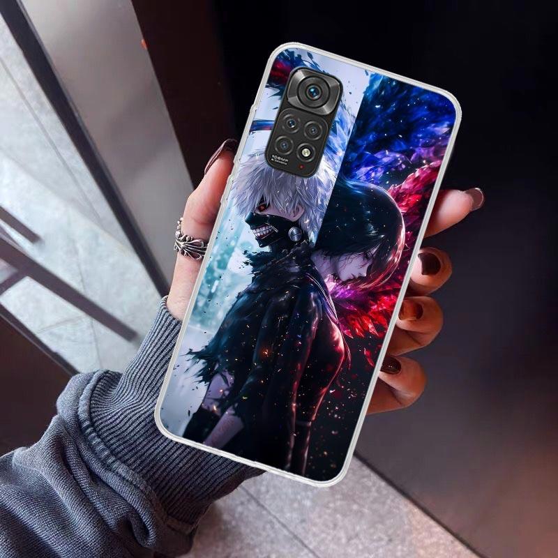 

G-Ghoul Tokyo Touka Kirishima Phone Case For Xiaomi Redmi Note 10 11 12 13 14 15 Pro Plus 11S 12S 14S 11T 11E 10S Soft TPU Back Redmi Note 14 Pro 5G