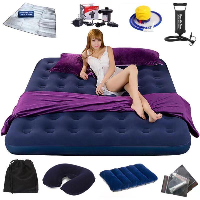 Shu Zeng Double Inflatable Mattress - Camping, Car, Home, Lunch Break Pad