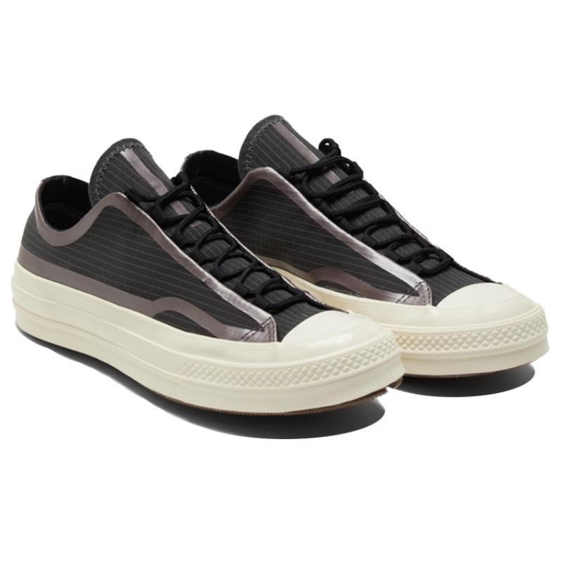 Converse 1970s Chuck Taylor All Star Vintage Abrasion Resistant Low Top Canvas Shoes Unisex Dark Grey Black