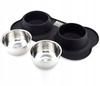 Dog And Cat Bowl With Silicone Base, Set Of 2
