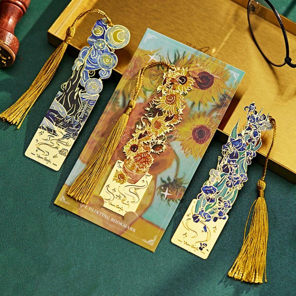 Sunflower Metal Hollow Bookmark Exquisite Reading Stationery  Book Lovers