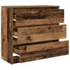 Sideboard with Rustic Wood Look 80 x 35 x 76 cm Engineered Wood