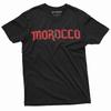 Camiseta Marruecos Reino de Marruecos Bandera Camiseta para Hombre Camisa Patriótica Nacional