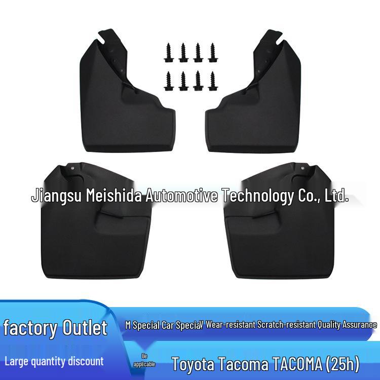 2025+ Toyota Tacoma Soft Rubber Mud Guards 35x29.5x16 cm