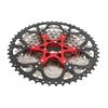 10 Speed Cassette Flywheel Aluminum Alloy 12?50T Hollow Design Silent Bicycle Freewheel for Bikes