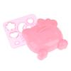 1 Set Cartone Animato Forma Gatto Kt Silicone Stampo per Palla di Riso Stampini per Goffratura Bento Strumento Fai da Te