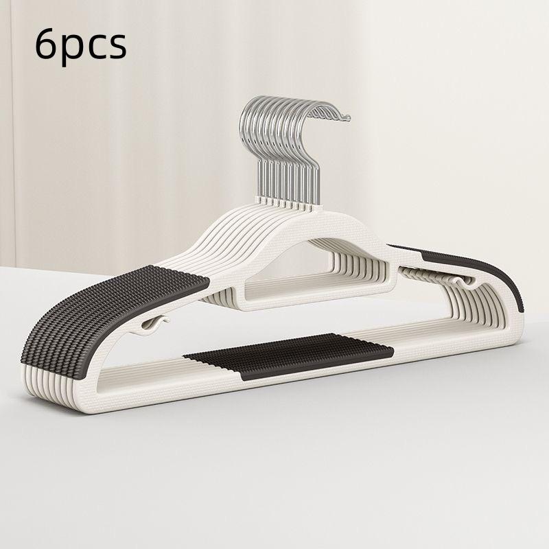 Plastic Clothes Hanger Non-Slip Adult Home Use Wardrobe Hanger for Bedroom Balcony Drying Garment Rack