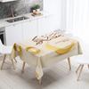 Eid Home Decoration Tablecloth Ramadan Arabic Calligraphy Muslim Decorative Tablecloth Waterproof and Stain-proof